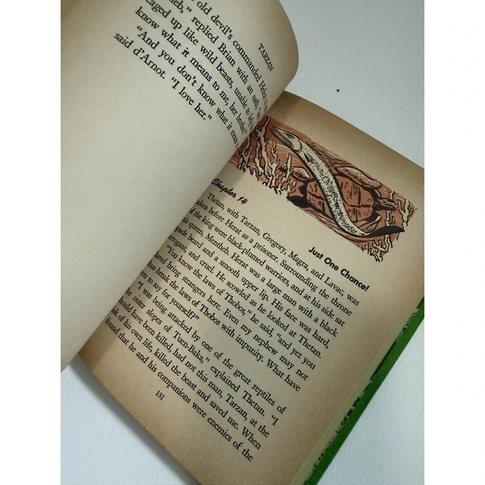 TARZAN AND THE FORBIDDEN CITY Edgar Rice Burroughs (1954) Whitman hardcover READ